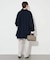 souple wool ダブルフェイスミドルコート