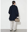 souple wool ダブルフェイスミドルコート