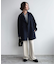 souple wool ダブルフェイスミドルコート