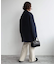 souple wool ダブルフェイスミドルコート