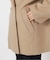 souple wool ダブルフェイスミドルコート
