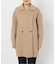 souple wool ダブルフェイスミドルコート
