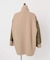 souple wool ダブルフェイスミドルコート