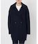 souple wool ダブルフェイスミドルコート