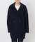 souple wool ダブルフェイスミドルコート