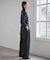 《4サイズ展開》LEDENIM BLUR TUCK TROUSERデニム