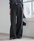 《4サイズ展開》LEDENIM BLUR TUCK TROUSERデニム