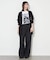 《4サイズ展開》LEDENIM BLUR TUCK TROUSERデニム