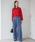 《4サイズ展開》LEDENIM BLUR TUCK TROUSERデニム