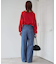 《4サイズ展開》LEDENIM BLUR TUCK TROUSERデニム