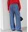 《4サイズ展開》LEDENIM BLUR TUCK TROUSERデニム