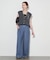 《4サイズ展開》LEDENIM BLUR TUCK TROUSERデニム