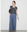 《4サイズ展開》LEDENIM BLUR TUCK TROUSERデニム