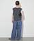 《4サイズ展開》LEDENIM BLUR TUCK TROUSERデニム