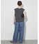 《4サイズ展開》LEDENIM BLUR TUCK TROUSERデニム
