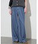 《4サイズ展開》LEDENIM BLUR TUCK TROUSERデニム