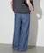 《4サイズ展開》LEDENIM BLUR TUCK TROUSERデニム