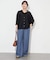 《4サイズ展開》LEDENIM BLUR TUCK TROUSERデニム
