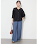 《4サイズ展開》LEDENIM BLUR TUCK TROUSERデニム