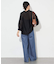 《4サイズ展開》LEDENIM BLUR TUCK TROUSERデニム