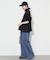 《4サイズ展開》LEDENIM BLUR TUCK TROUSERデニム