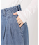 《4サイズ展開》LEDENIM BLUR TUCK TROUSERデニム