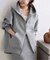 《WEB限定カラー有り》ボリュームジップアップフーディー
