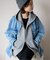 《WEB限定カラー有り》ボリュームジップアップフーディー