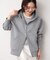 《WEB限定カラー有り》ボリュームジップアップフーディー