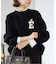 《WEB限定カラー有り/追加》サガラ刺繍スウェットライクニット