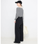 《WEBのみ4サイズ展開》TRワイドトラウザー