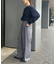 《WEBのみ4サイズ展開》TRワイドトラウザー