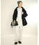 《WEB限定/追加》souple woolダブルフェイススタンドコート