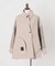 《WEB限定/追加》souple woolダブルフェイススタンドコート