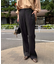 《WEBのみ4サイズ展開》ウォッシャブルセミフレアパンツ