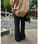 《WEBのみ4サイズ展開》ウォッシャブルセミフレアパンツ