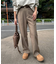 《WEBのみ4サイズ展開》ウォッシャブルセミフレアパンツ