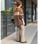 《WEBのみ4サイズ展開》ウォッシャブルセミフレアパンツ