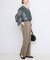 《WEBのみ4サイズ展開》ウォッシャブルセミフレアパンツ