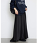 《WEB限定カラー有り/追加》グロッシーサテンフレアスカート