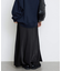 《WEB限定カラー有り/追加》グロッシーサテンフレアスカート