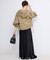 《WEB限定カラー有り/追加》グロッシーサテンフレアスカート