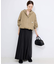 《WEB限定カラー有り/追加》グロッシーサテンフレアスカート