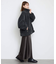 《WEB限定カラー有り/追加》グロッシーサテンフレアスカート