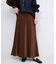 《WEB限定カラー有り/追加》グロッシーサテンフレアスカート