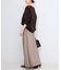 《WEB限定カラー有り/追加》グロッシーサテンフレアスカート