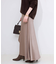 《WEB限定カラー有り/追加》グロッシーサテンフレアスカート