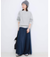 《WEB限定カラー有り/追加》グロッシーサテンフレアスカート