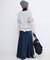 《WEB限定カラー有り/追加》グロッシーサテンフレアスカート