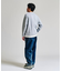 ロールネック クルーネックカットソー